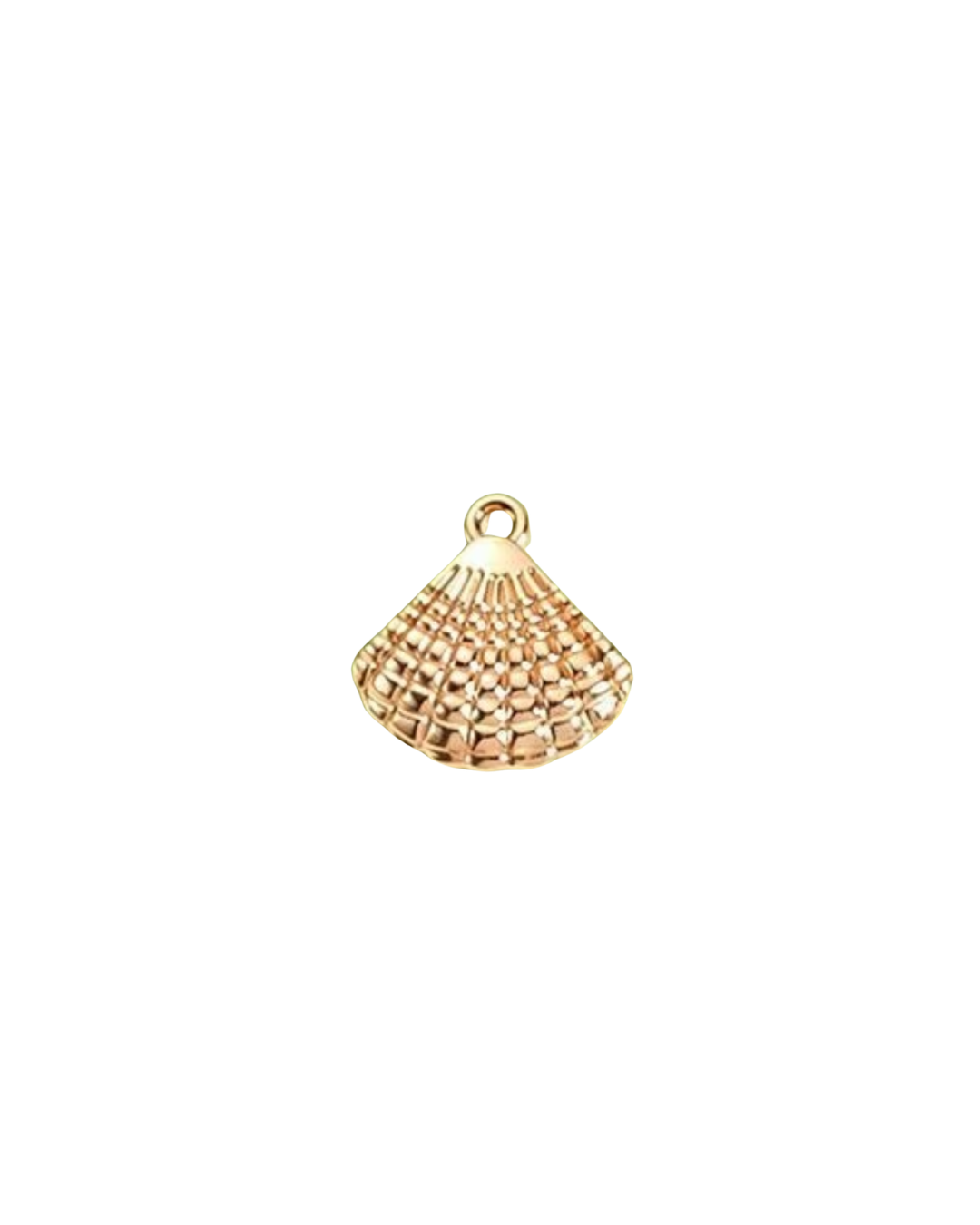 Gold Scallop Shell