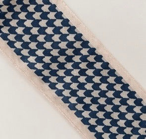 Coastal Check Scarf Necklace