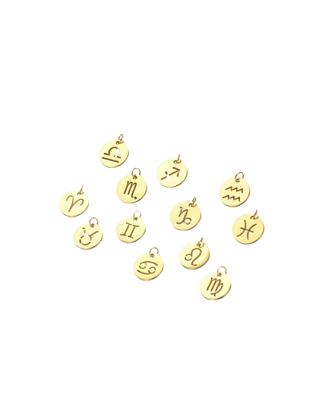 Gold Zodiac Charms