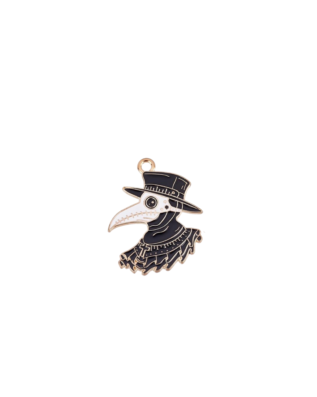 Gothic Black Raven Charms