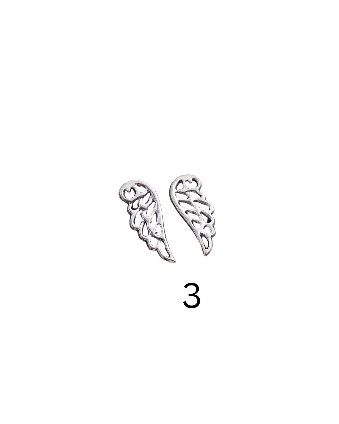 Silver Wing Charms
