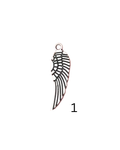 Silver Wing Charms