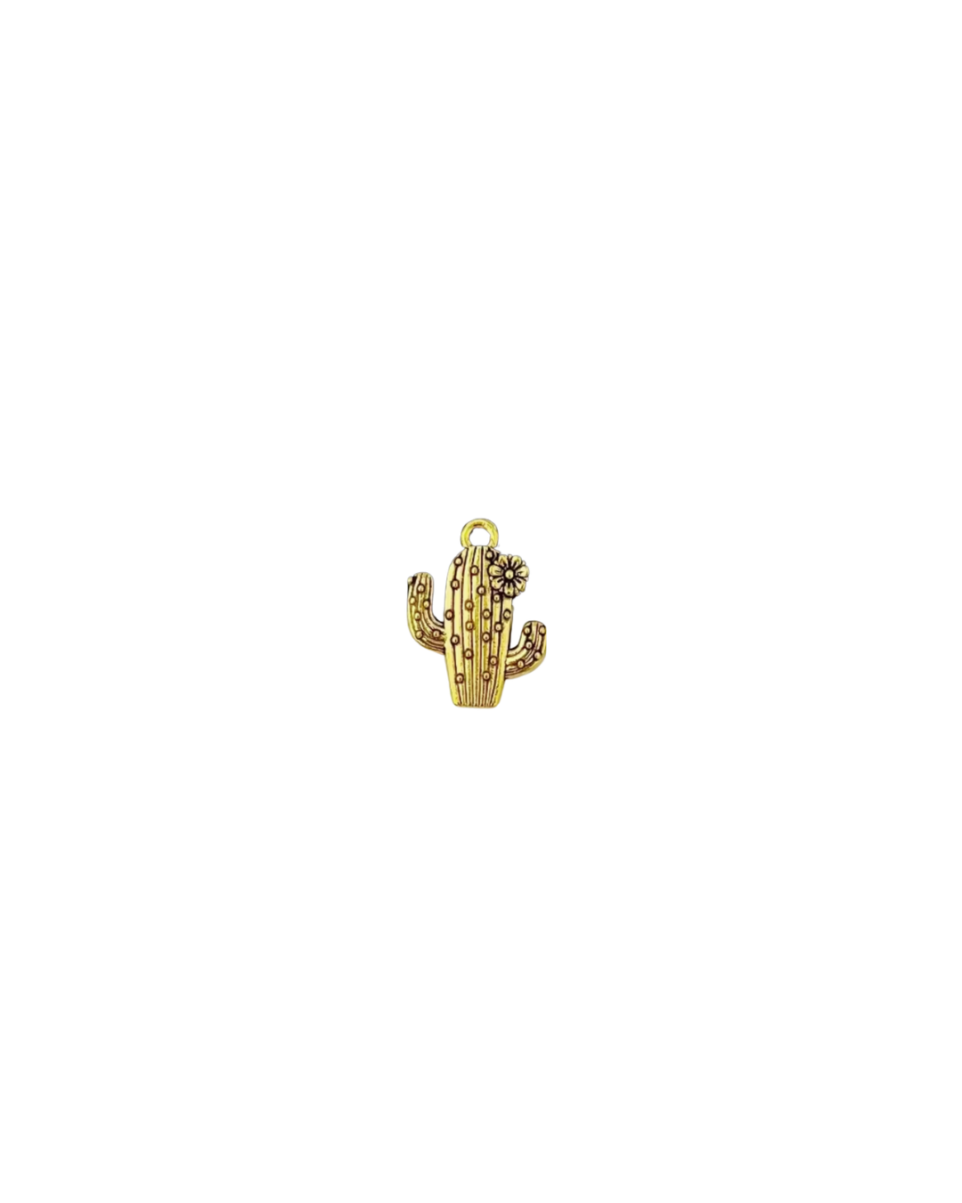 Gold Cactus Charms