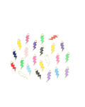 Colored Lightning Bolts