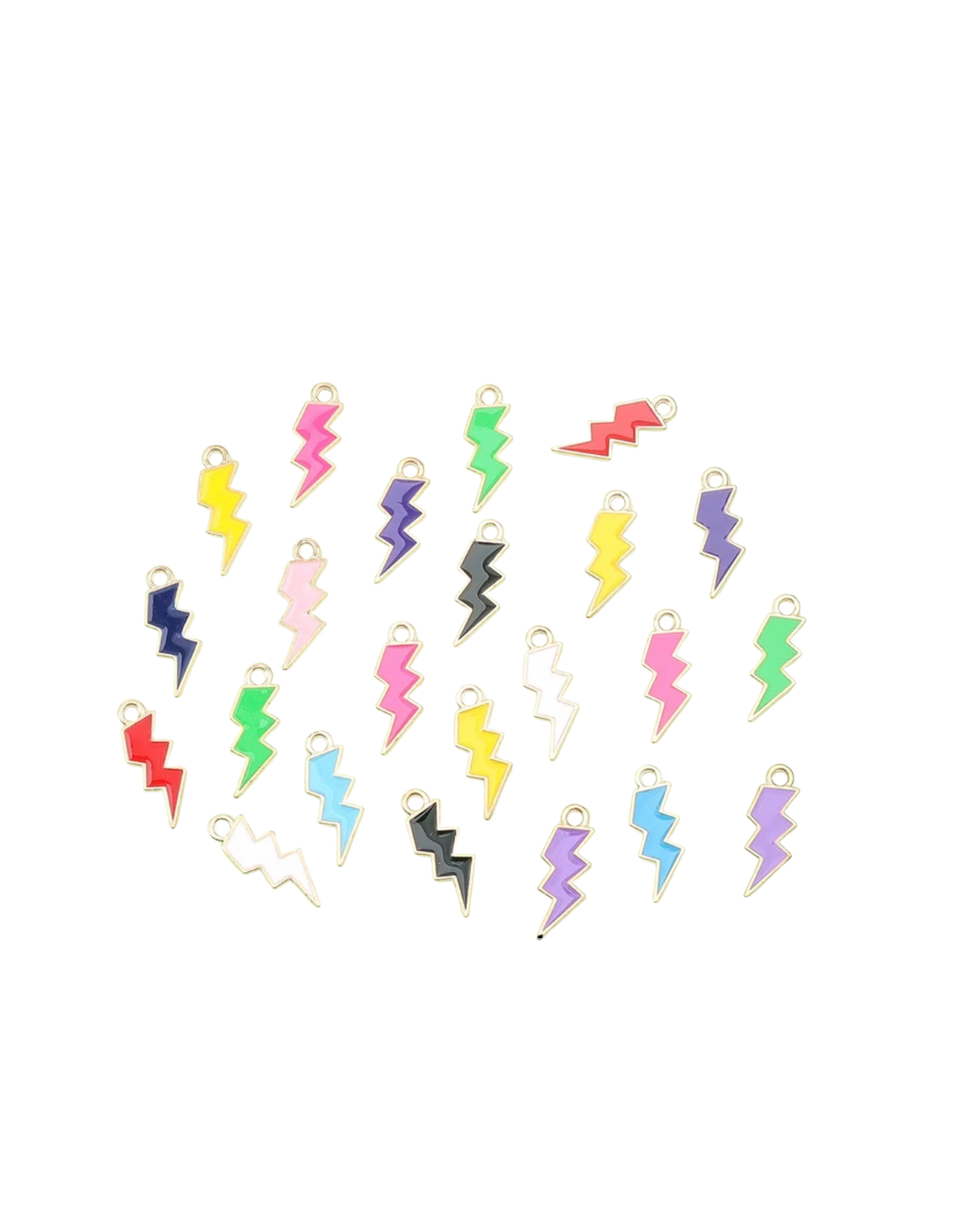 Colored Lightning Bolts