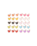 Small Enamel Hearts