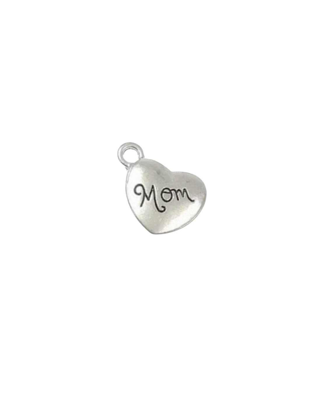 mom heart charm