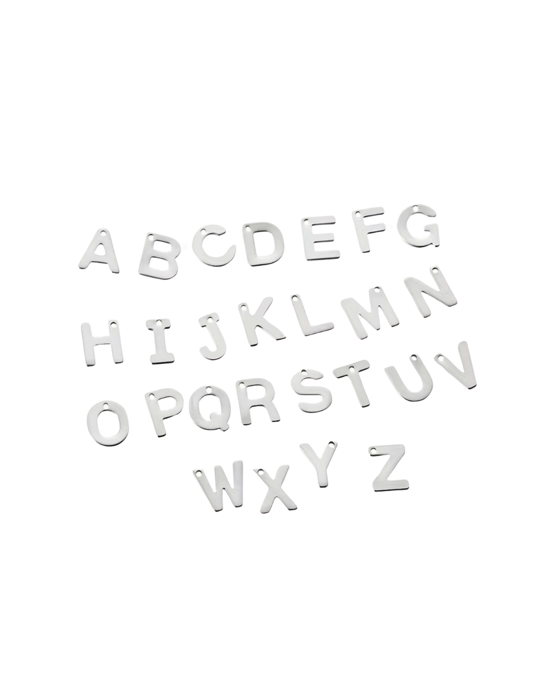 Chunky Silver Letters