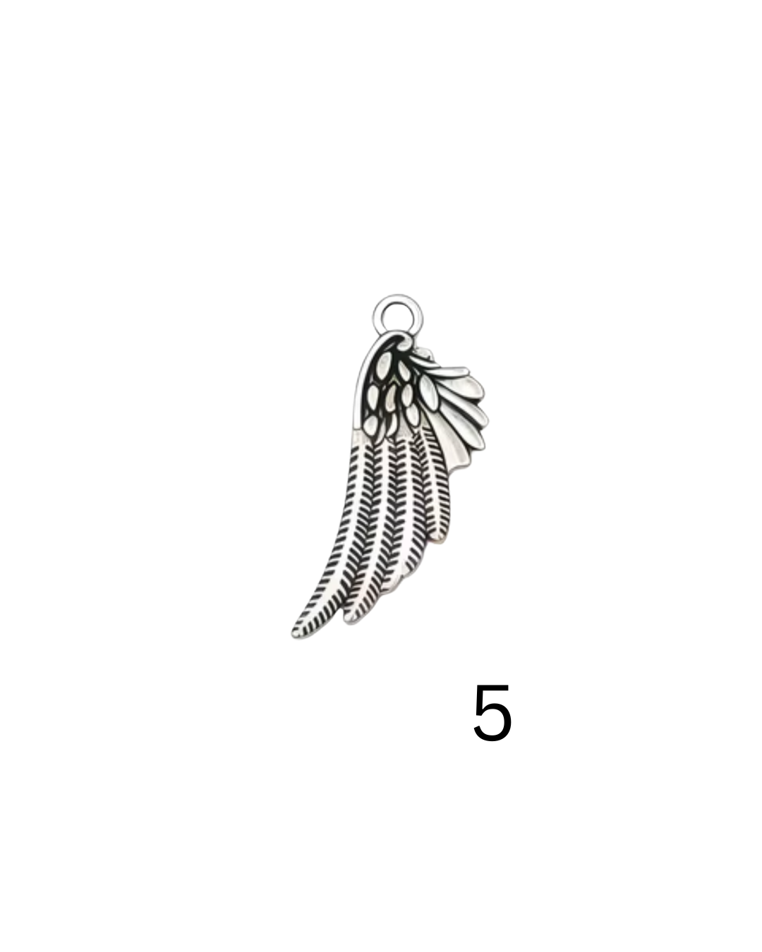 Silver Wing Charms