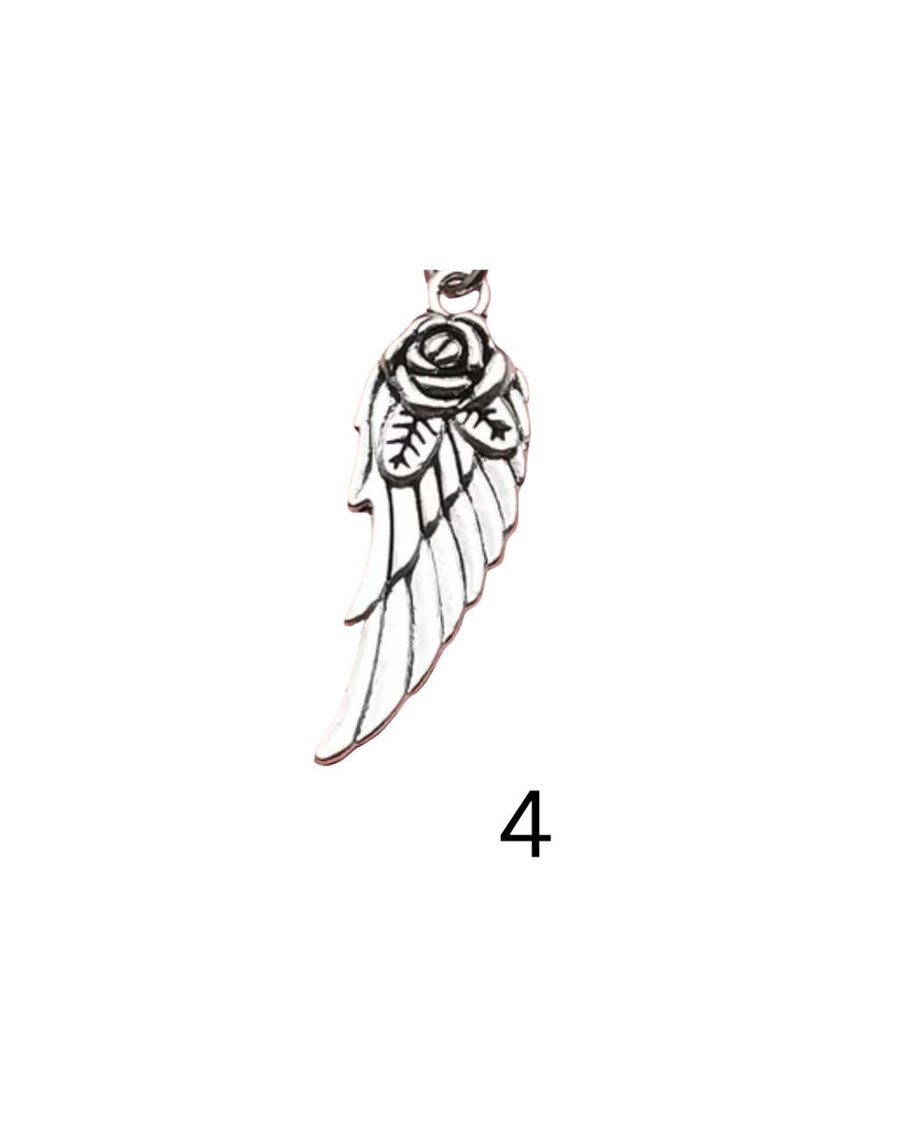 Silver Wing Charms