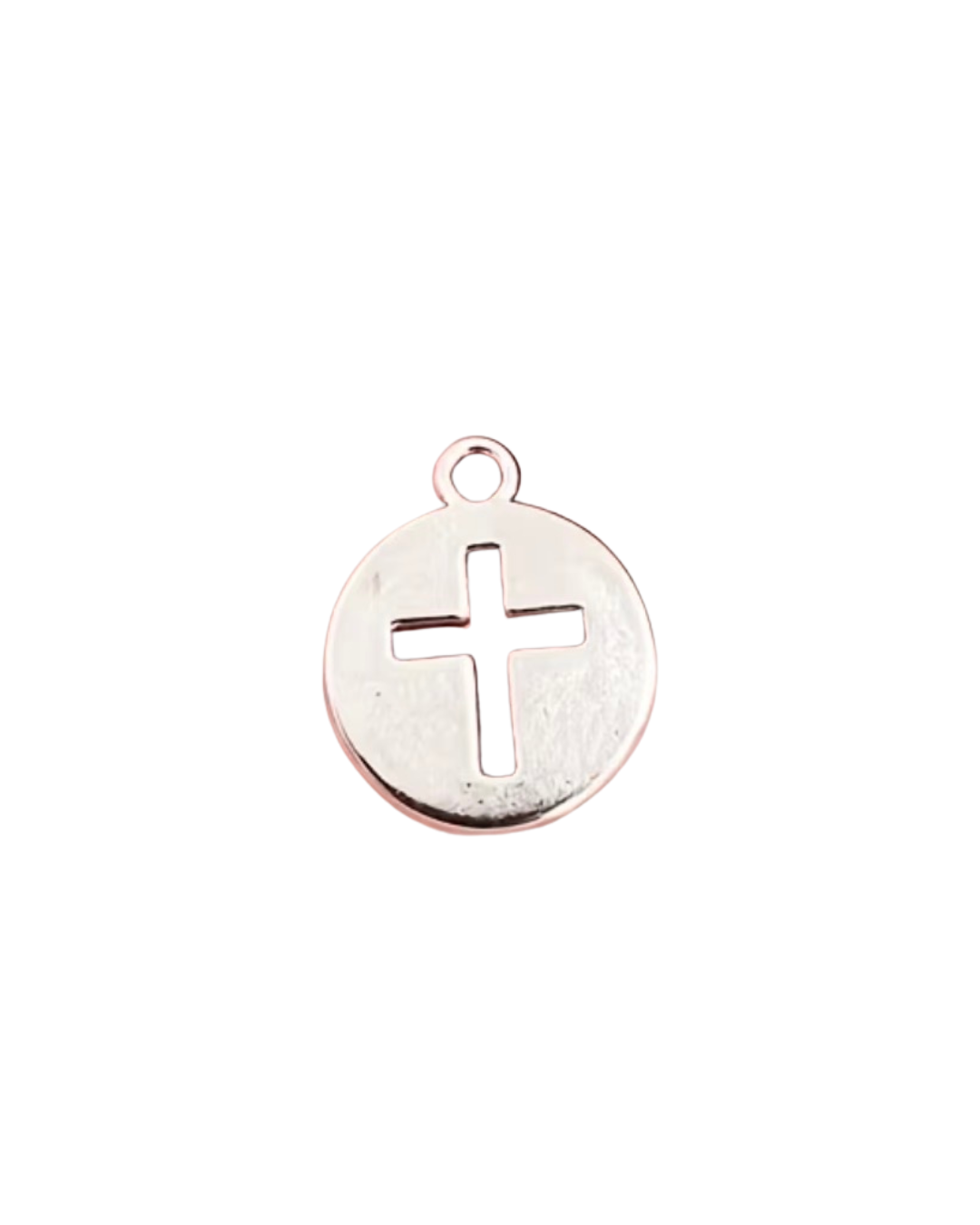 Small silver cross pendant