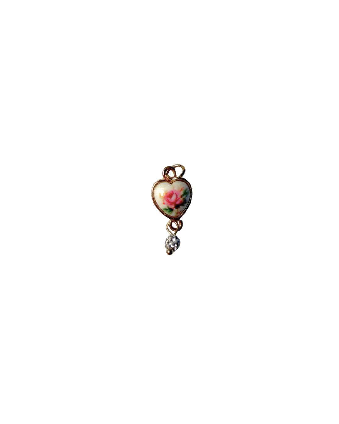 Dangly Floral Heart