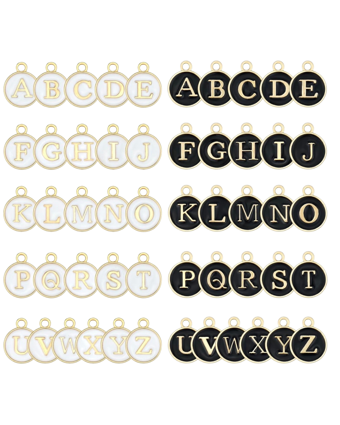 Double Sided Letter Charms
