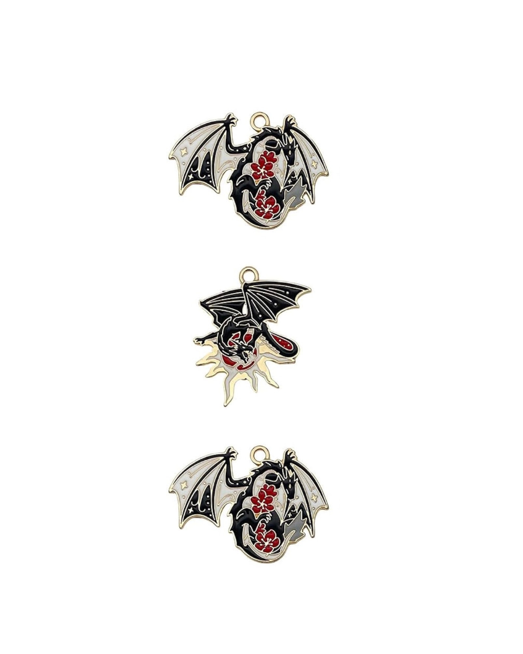 Gothic Dragon Charms