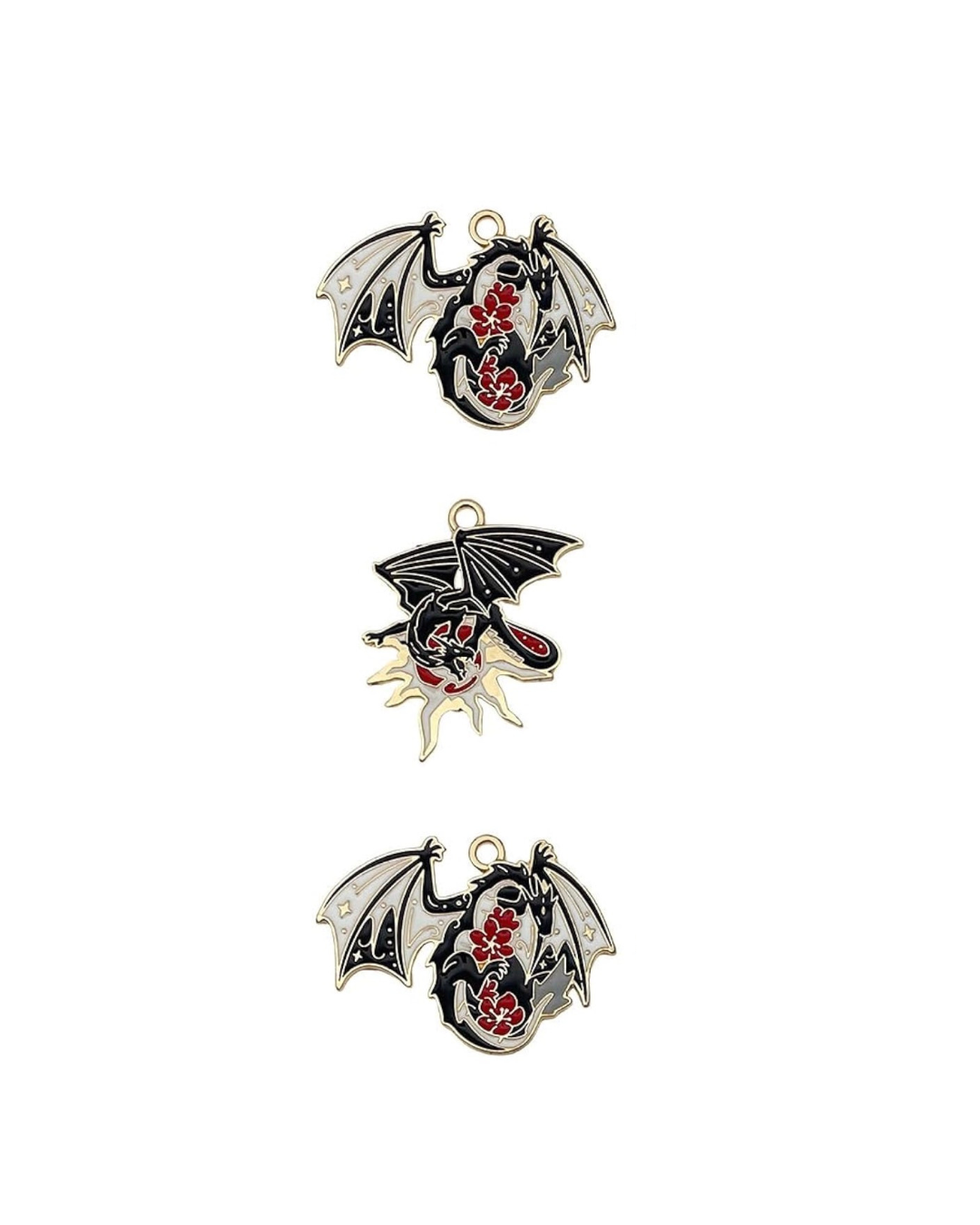 Gothic Dragon Charms