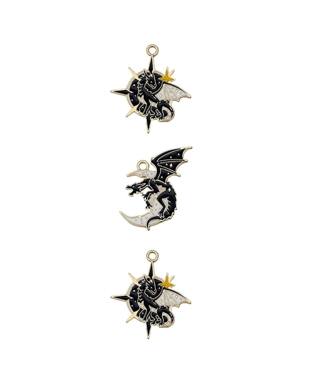 Gothic Dragon Charms