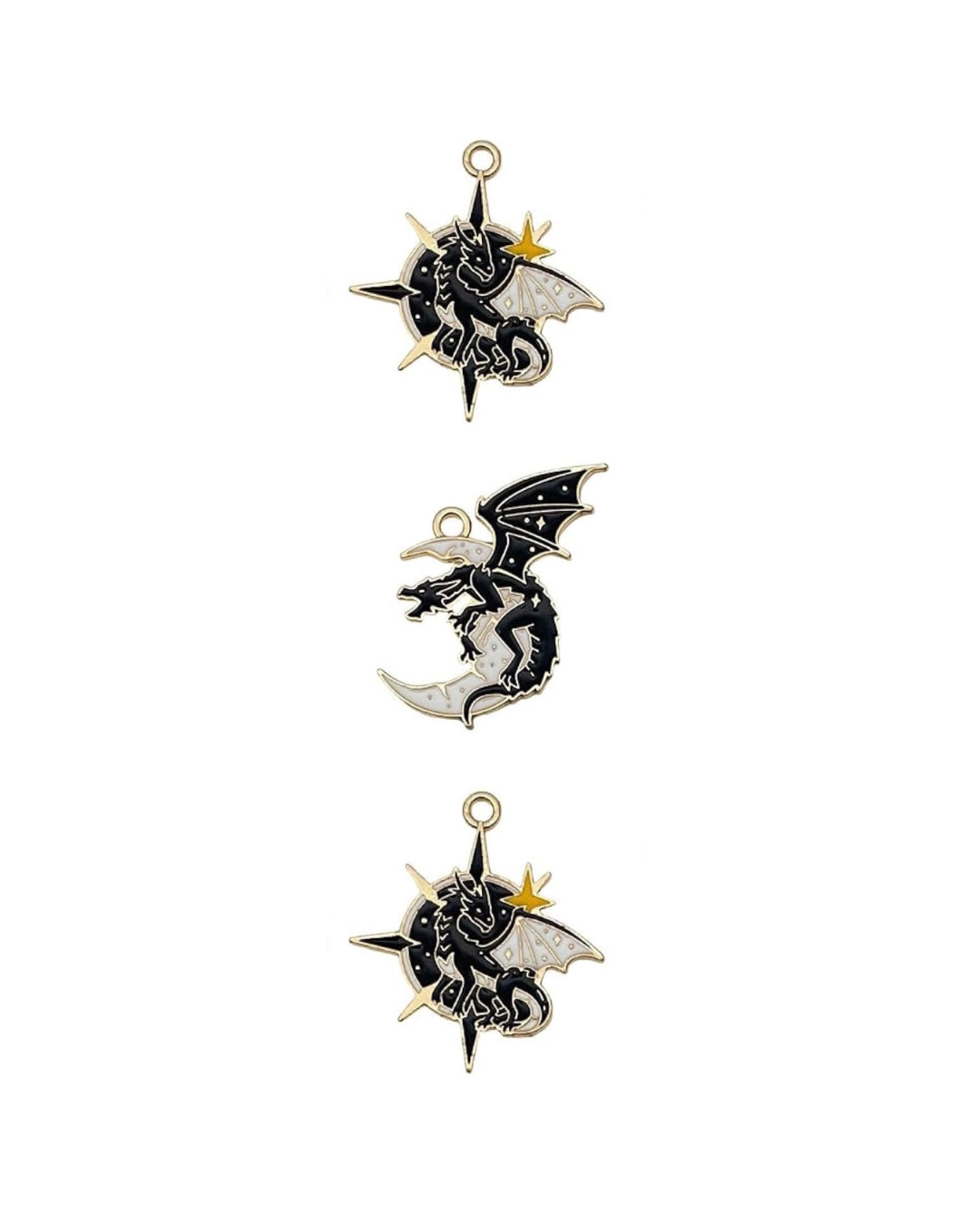 Gothic Dragon Charms
