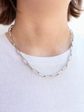 Silver Paperclip Chain